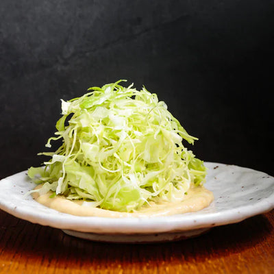 Cabbage salad with miso mayonnaise