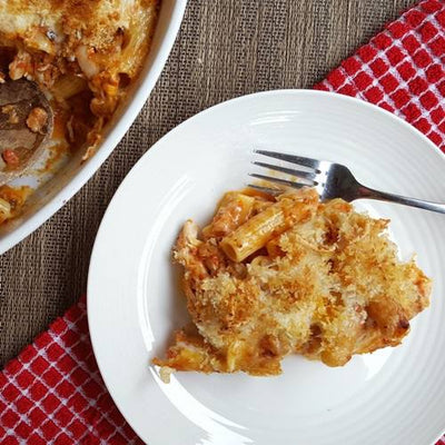 Cheesy Chicken Parmigiana Pasta