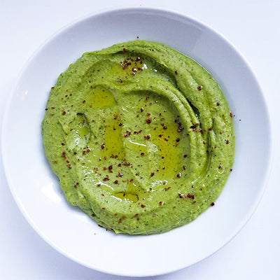 Spring Pea Purée with Marash Chili