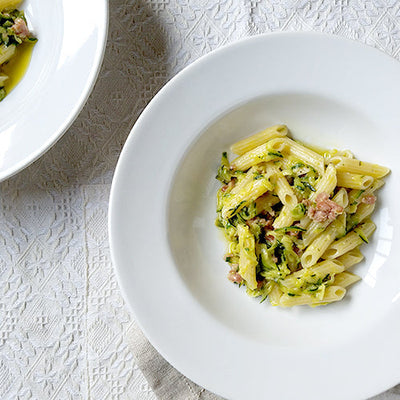 PrimoGrano Penne Rustiche with Sausage & Zucchini