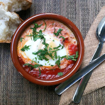 Spicy Baked Eggs