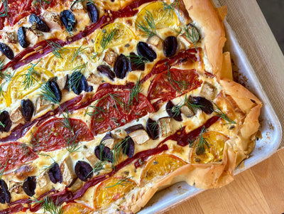 Tomato & Kalamata Olive Tart