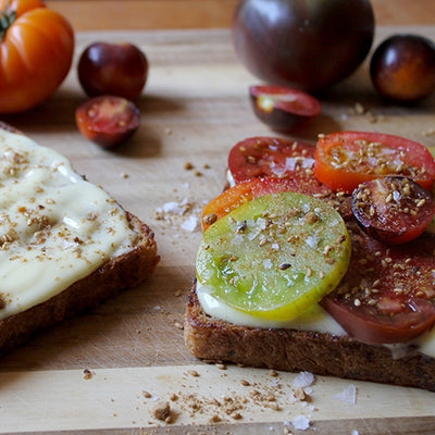 Tomato & Mustard Seed Oil Aioli Sandwich with Dukkah