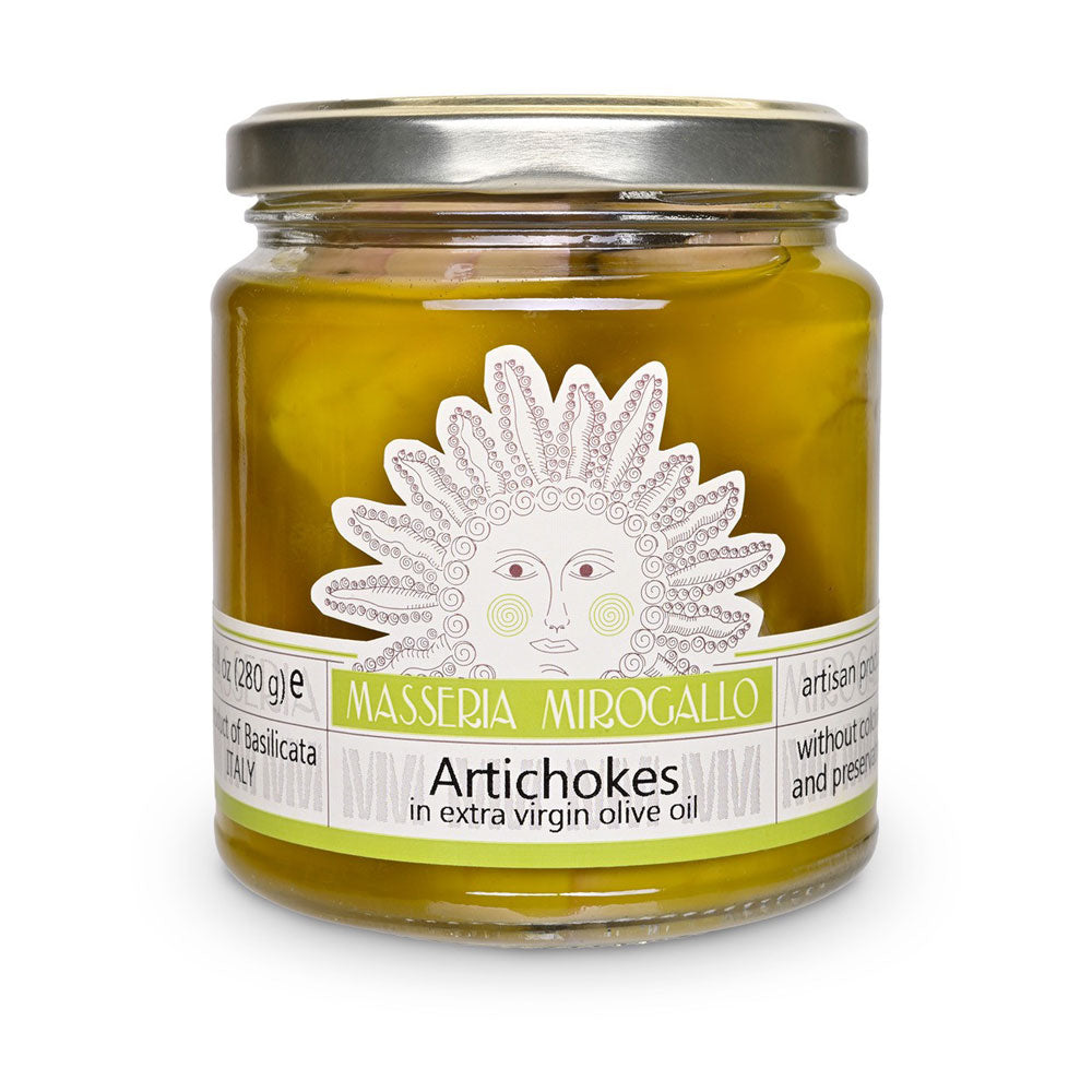 Masseria Mirogallo Artichokes Hearts in Extra Virgin Olive Oil
