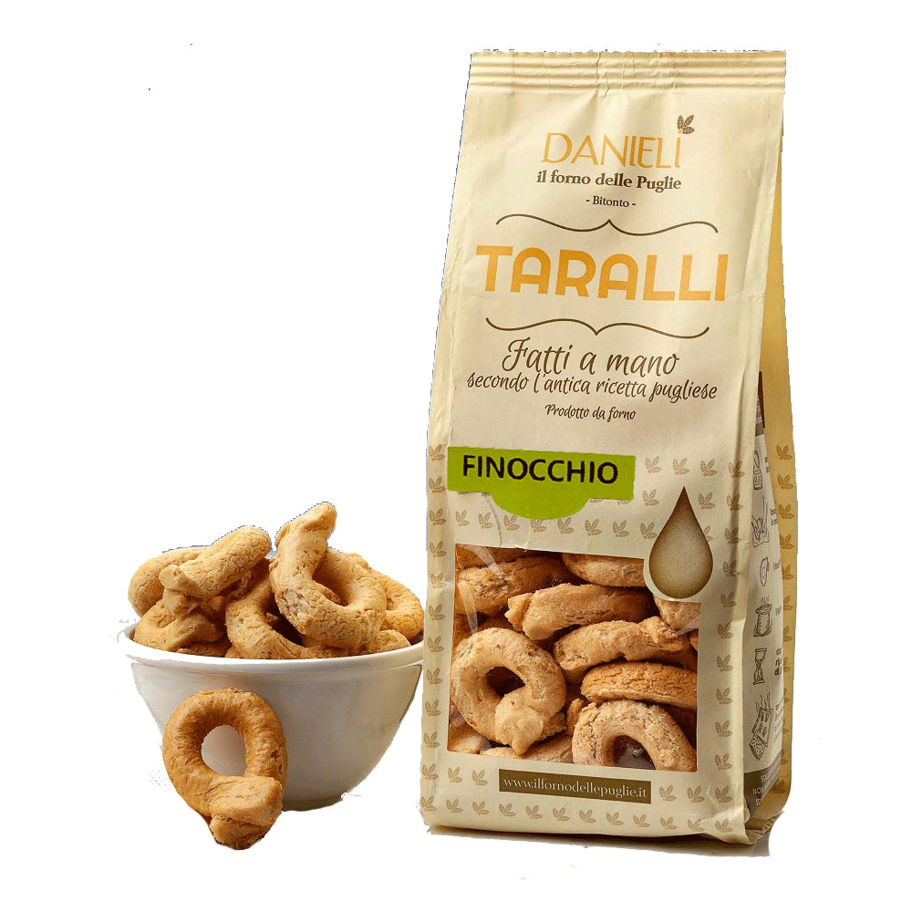 Danieli Taralli Crackers with Fennel – Market Hall Foods