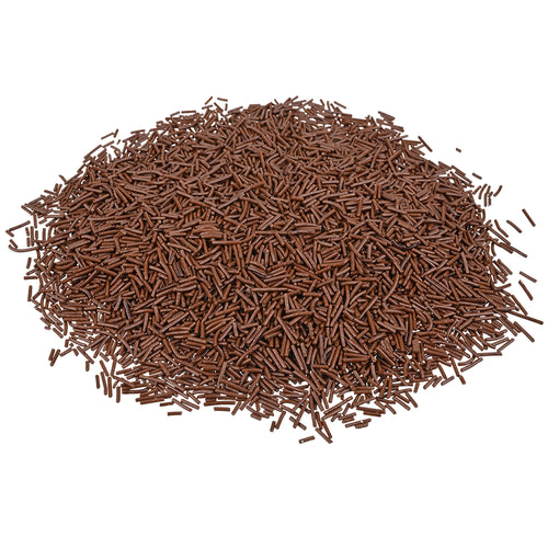 Close up of Guittard chocolate sprinkles