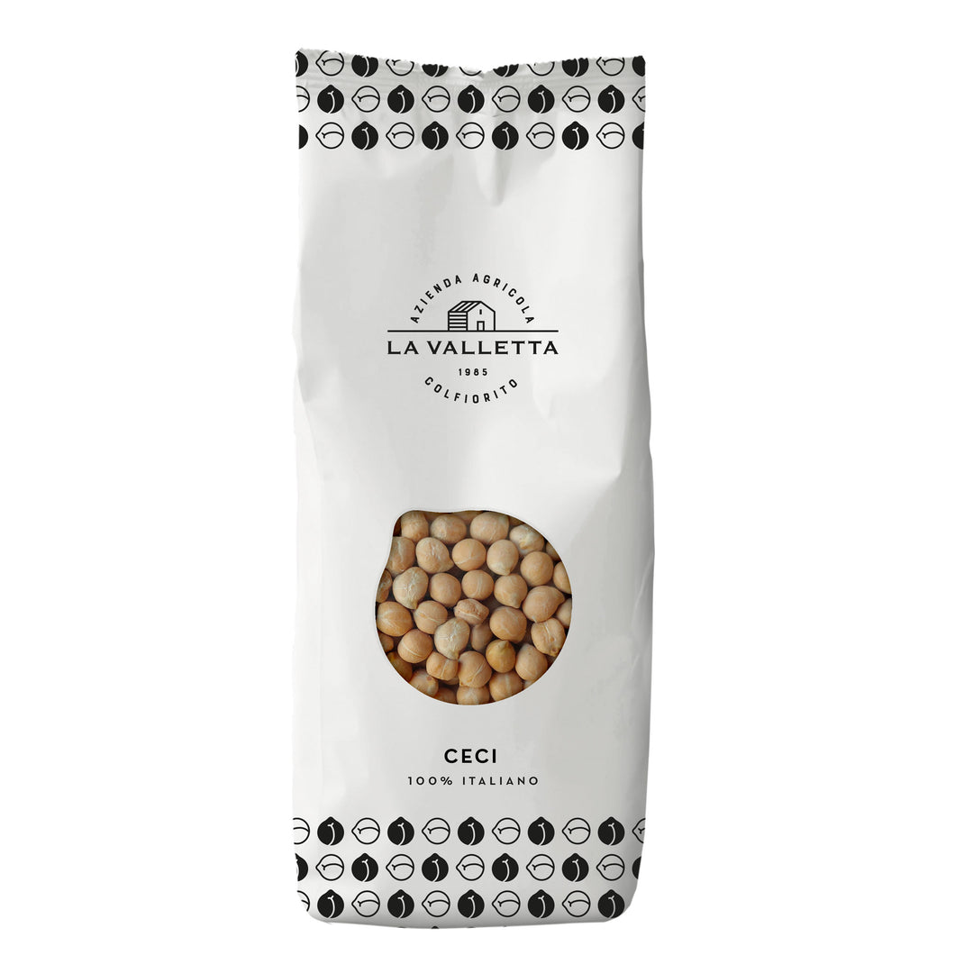 Package of La Valletta dried chickpeas