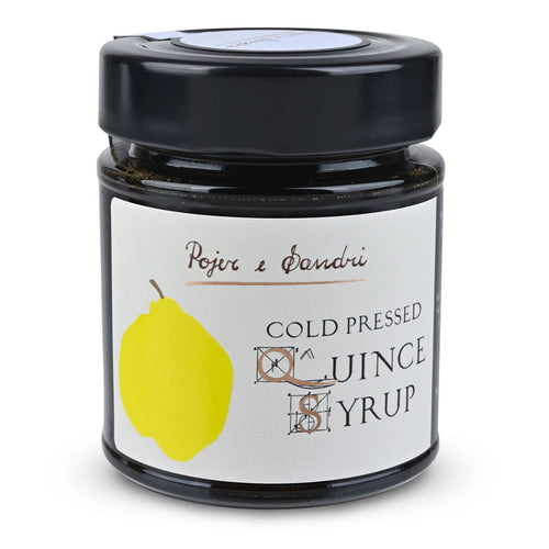 Jar of Pojer e Sandri cold pressed quince syrup