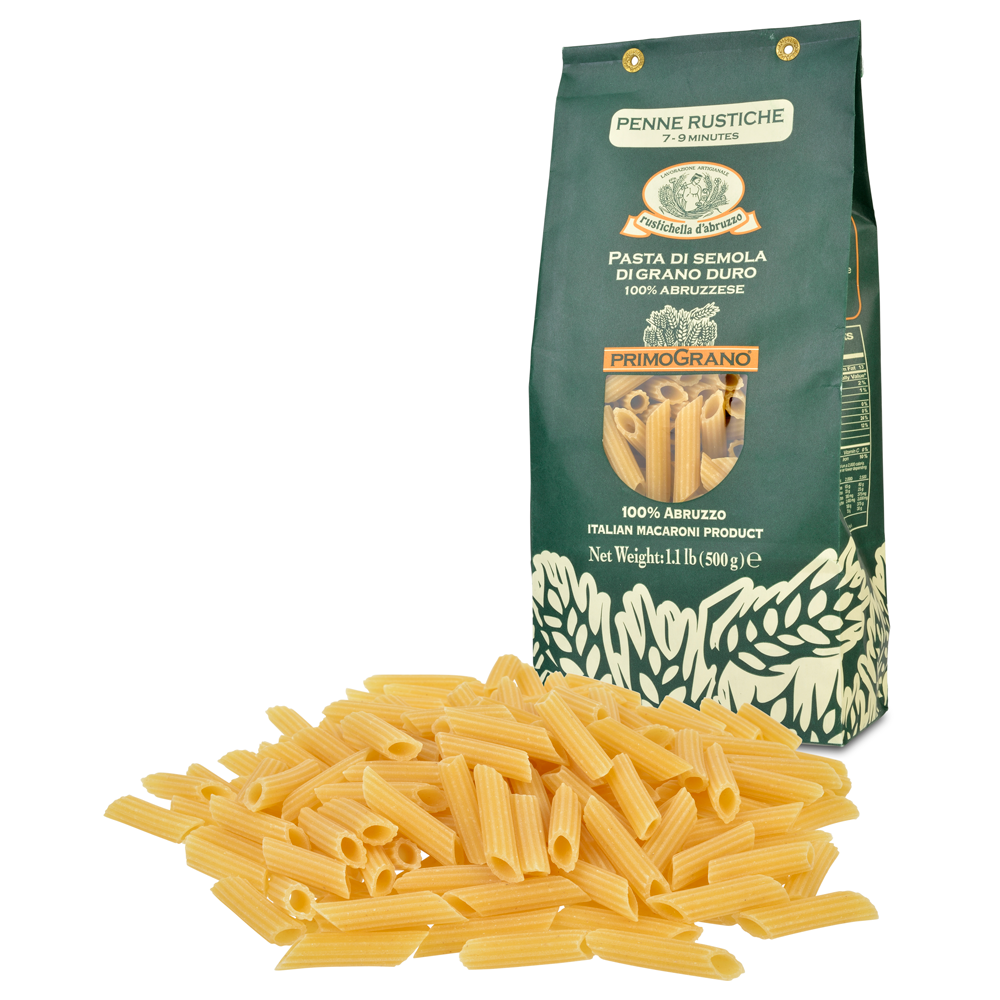 PrimoGrano Penne Rustiche Pasta from Rustichella d'Abruzzo