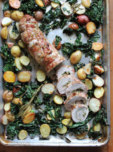 Porchetta-Style Pork Tenderloin with Roasted Potatoes & Tuscan Kale