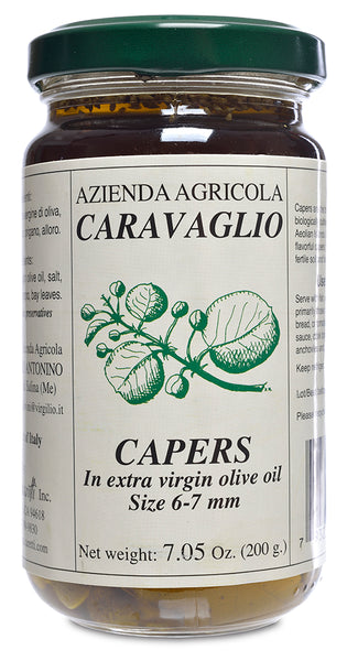 Marinated Capers in Olive Oil with Herbs from Caravaglio
