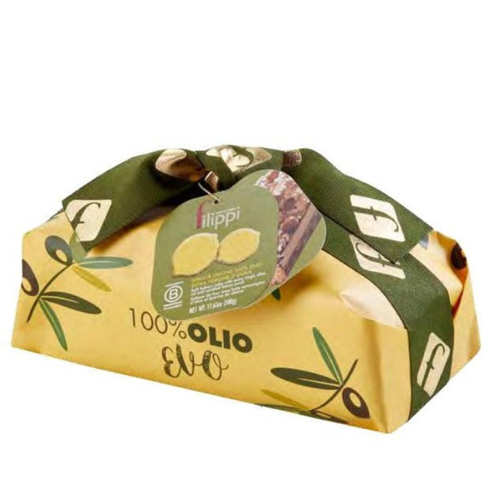 Filippi Lemon Struca Cake wrapped in yellow and green packaging