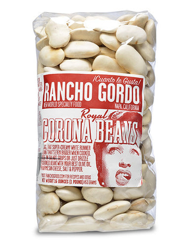 Royal Corona Beans from Rancho Gordo