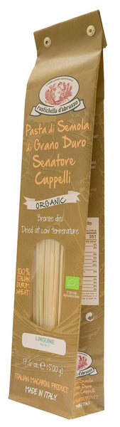 Organic Senatore Cappelli Linguine Pasta by Rustichella d'Abruzzo - Package