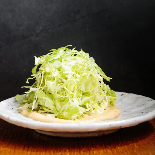 Cabbage salad with miso mayonnaise