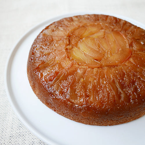 Apple Honey Upside-Down Cake