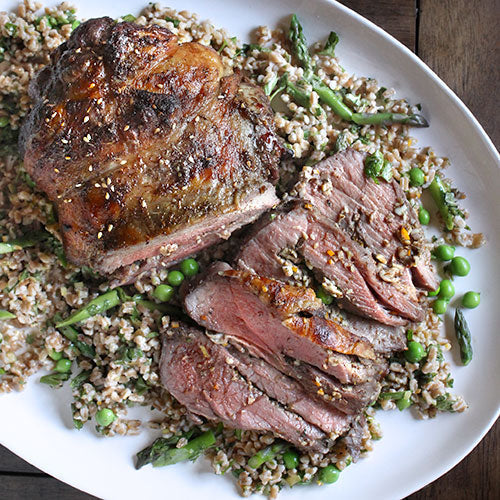 Slow-Roasted Leg of Lamb with Za'atar