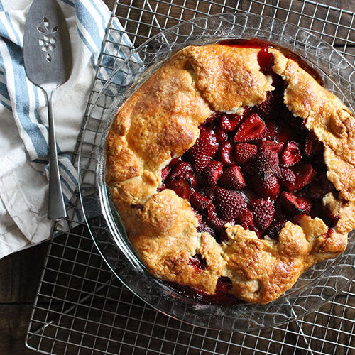 Deep-Dish Strawberry Balsamic Crostata