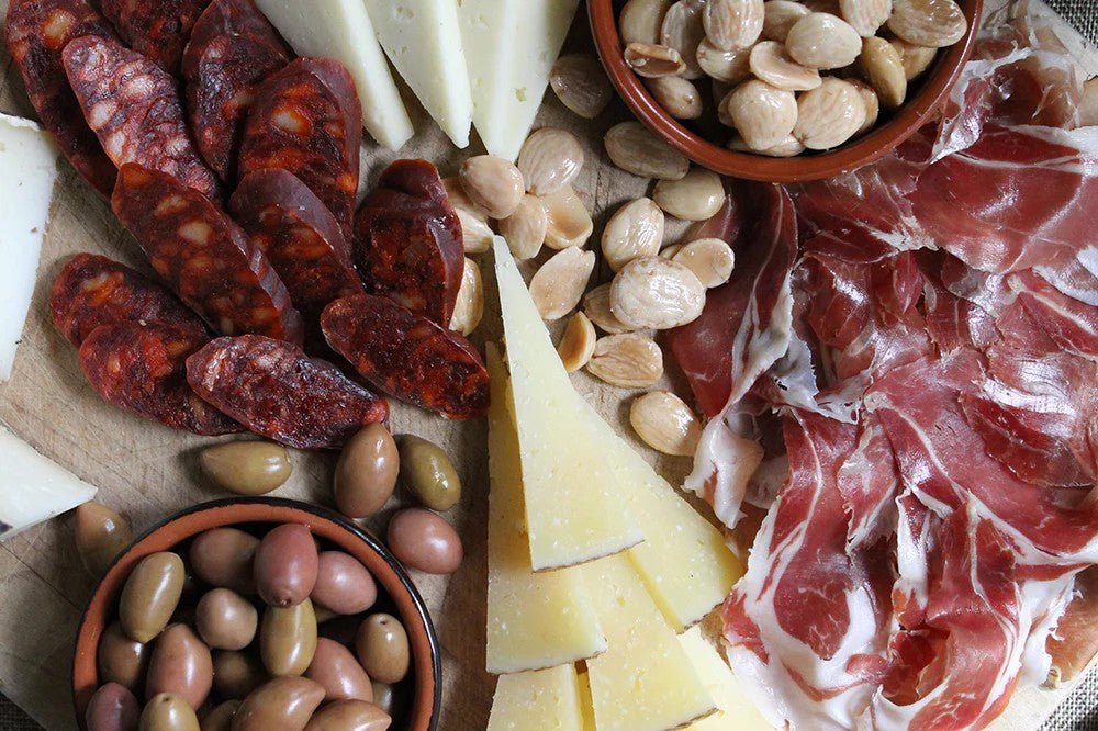 Make a Spanish Meat and Cheese Plate