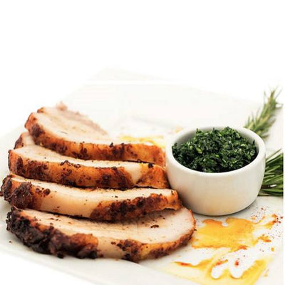 Pork Loin Encrusted with Fennel Pollen