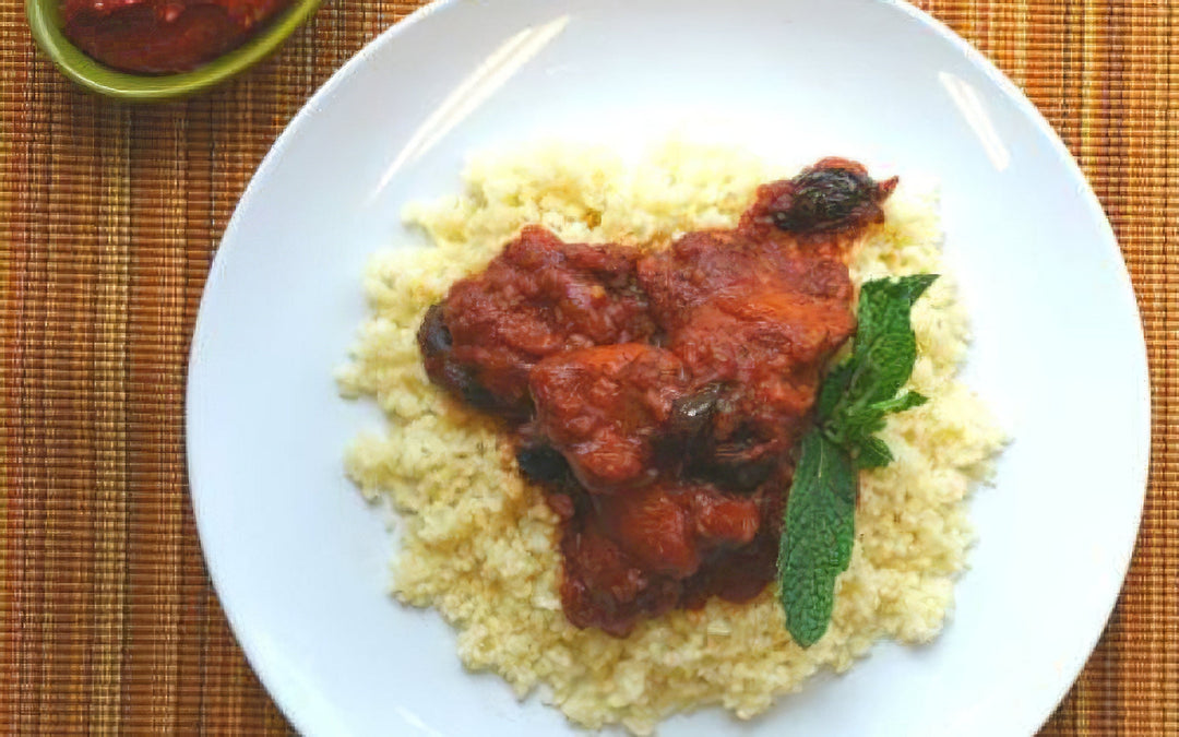 Chicken Tagine with Olives & Apricots