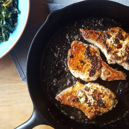 Italian Pepper-Marinated Pork Chops