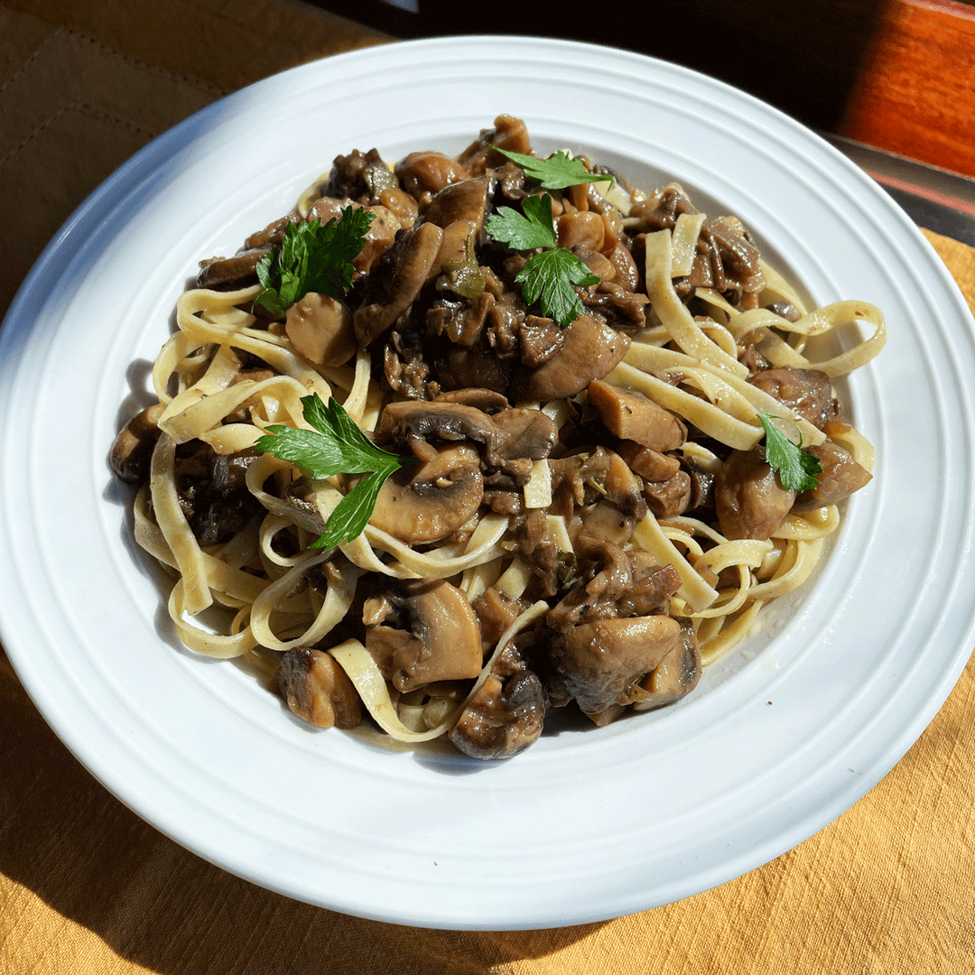 Fettuccine with Porcini and Chestnut Rag\u00f9