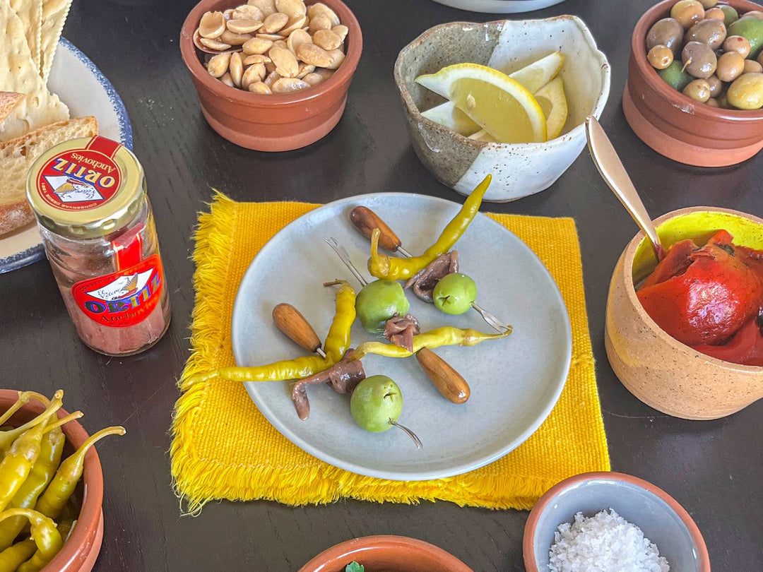 Classic gilda pintxo