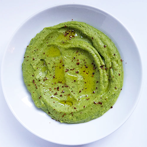 Spring Pea Purée with Marash Chili