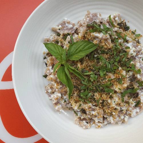 Pizzichi di Farro with Ricotta & Agrumato® Lemon Oil