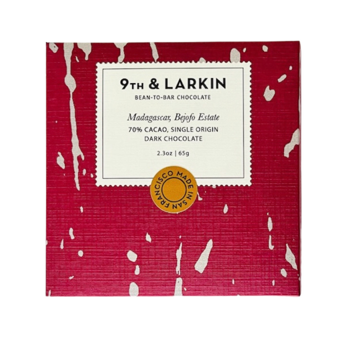 9th & Larkin single-origin chocolate bar 