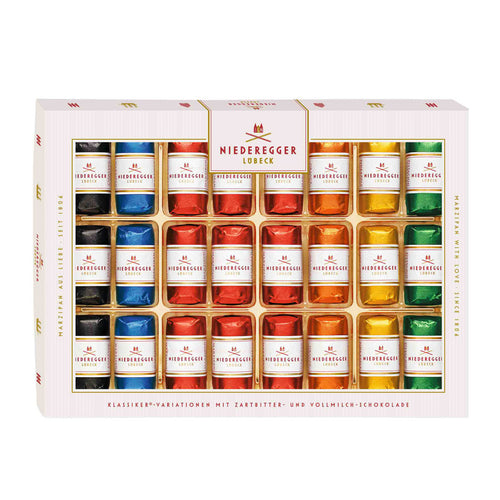 Gift box of assorted Niederegger marzipan candies