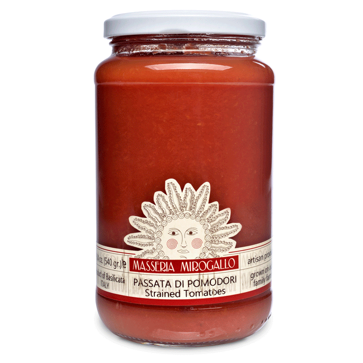 Jar of Strained Tomatoes