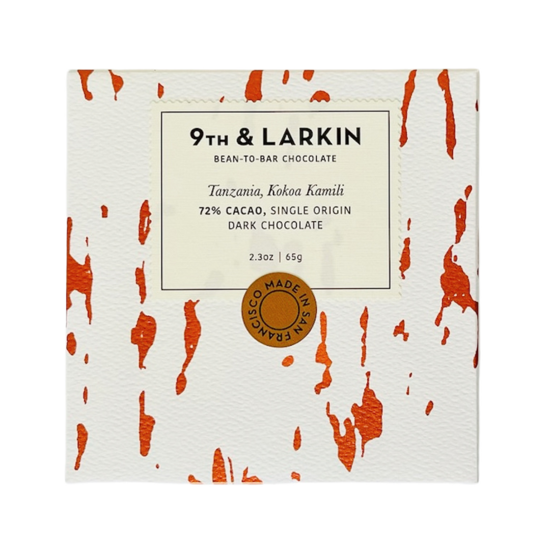 9th & Larkin single-origin chocolate bar 