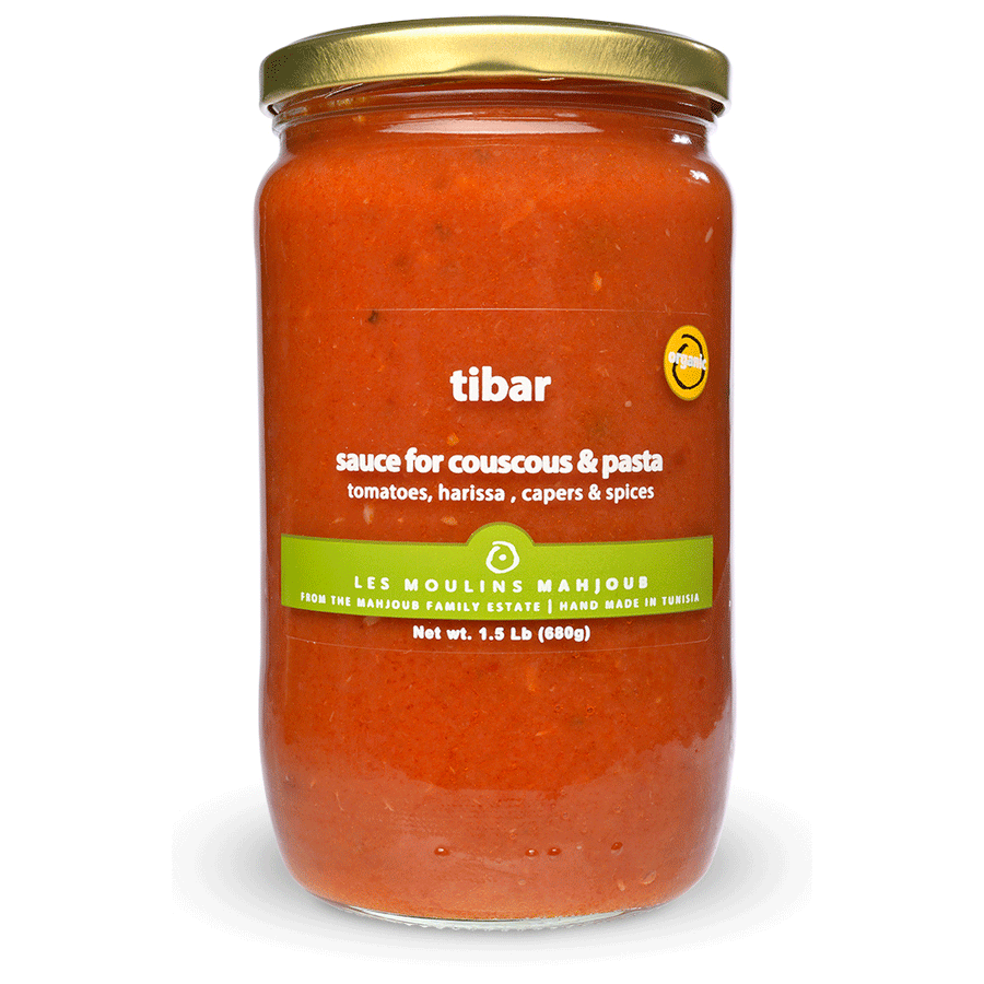 Jar of Tibar sauce