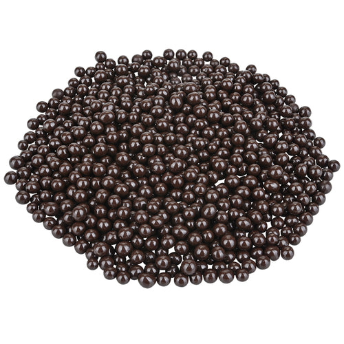 Mound of 55% Dark Chocolate Crunchy Pearls from Valrhona