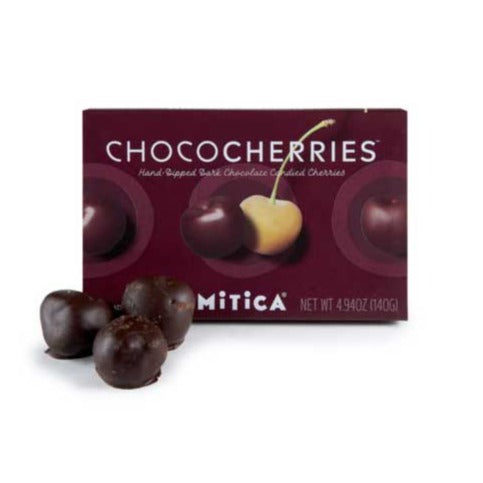 Box of Mitica chocolate-covered cherries