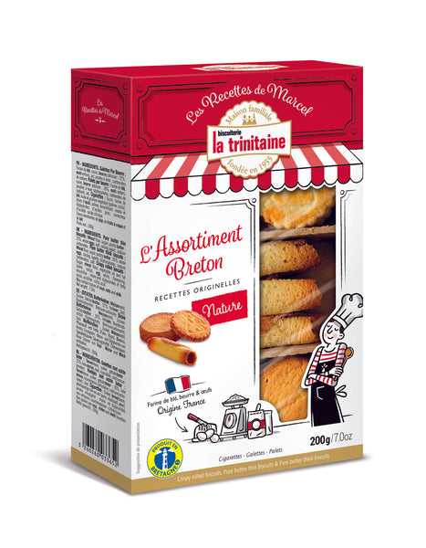 Box of La Trinitaine Assorted French Butter Cookies