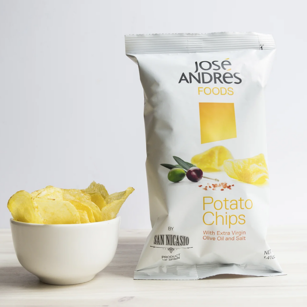 Bowl of jose Andres Potato Chips