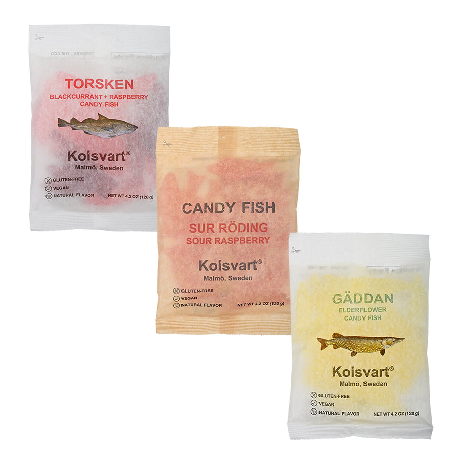 Roding Candy Fish Kolsvart Candy Fish – Market Hall Foods
