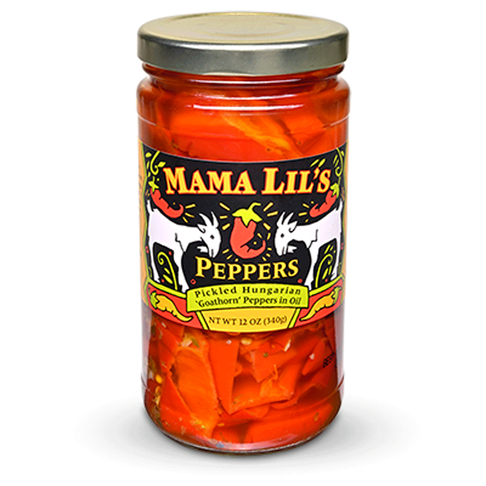 Jar of Mama Lil's Pickled Peppers