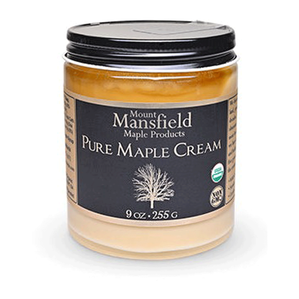 Organic Pure Maple Cream from Mount Mansfield Maple Products