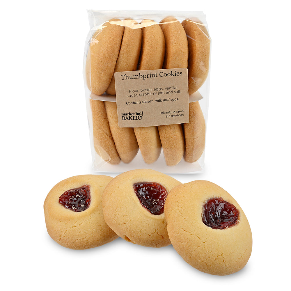 Market Hall Bakery Thumbprint Cookies – Market Hall Foods