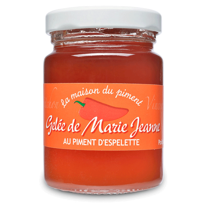 Jar of La Maison du Piment Piment d'Espelette Pepper Jelly