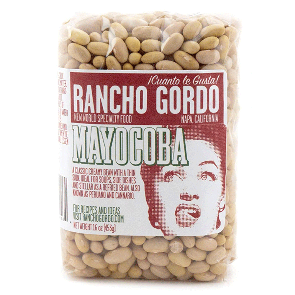 Bag of Rancho Gordo Mayocoba Beans