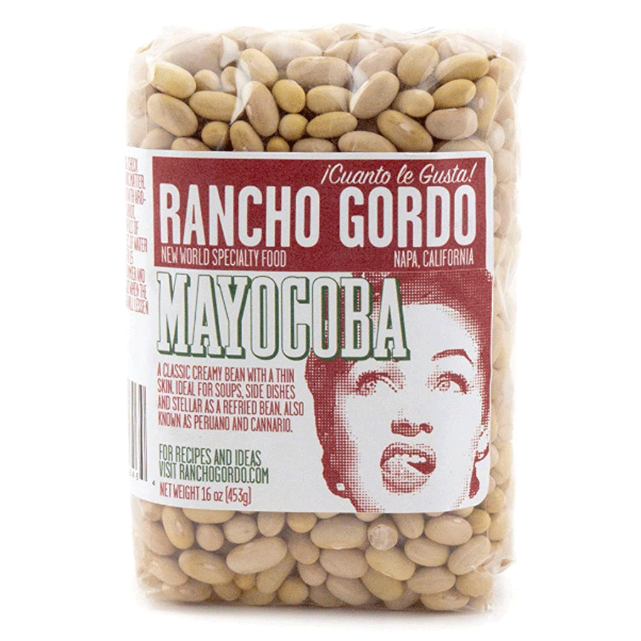 Bag of Rancho Gordo Mayocoba Beans