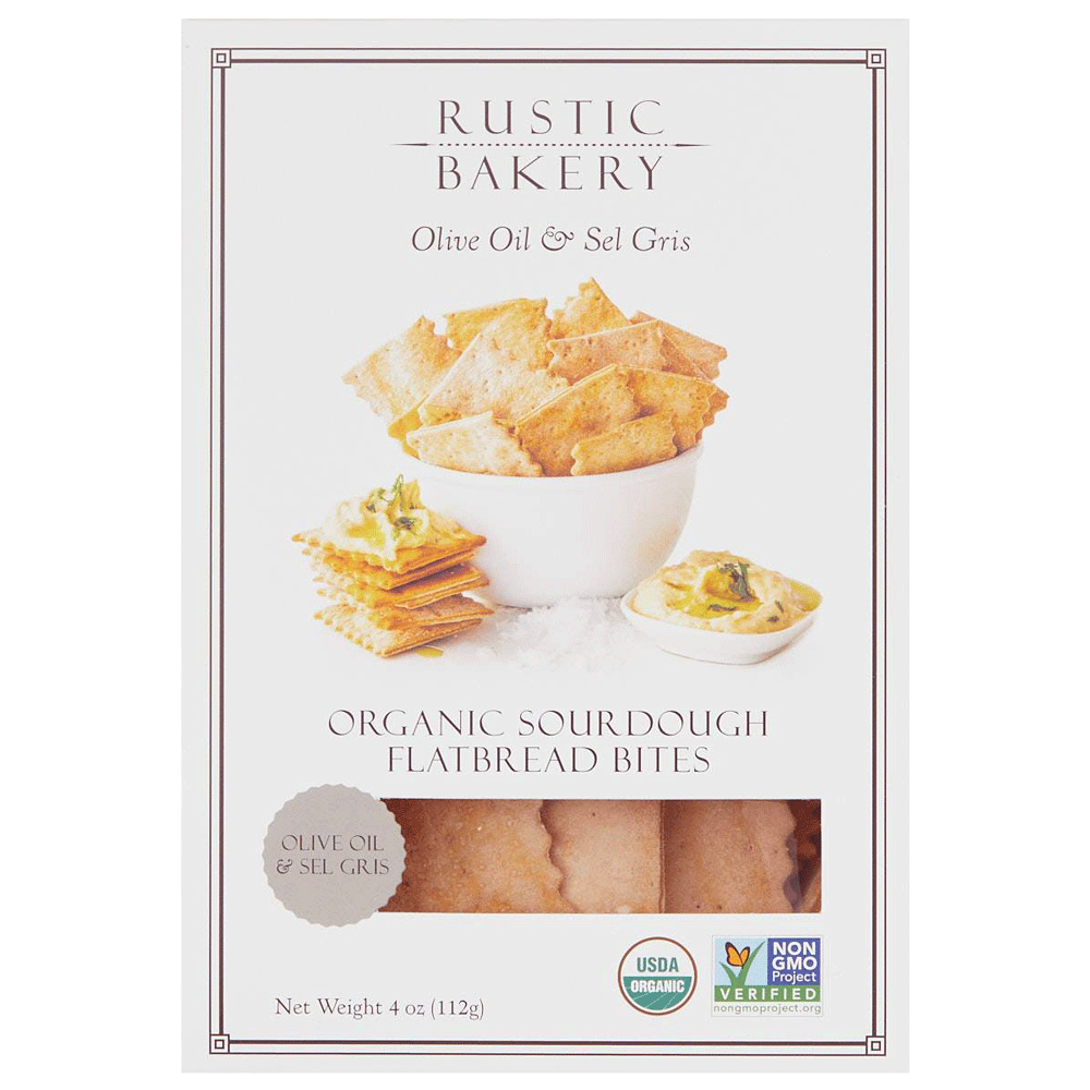Box of Organic Sourdough Flatbread Bites