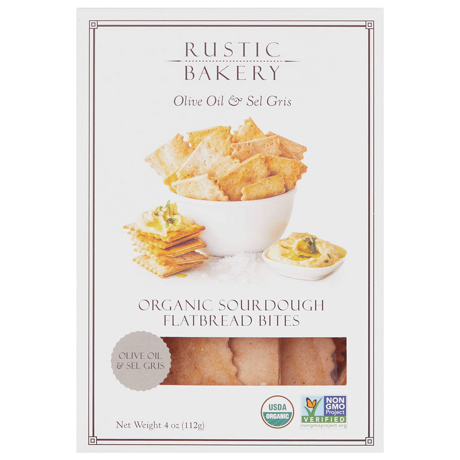 Box of Organic Sourdough Flatbread Bites