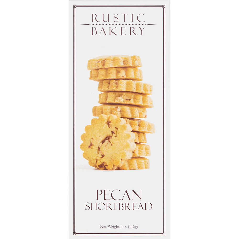 Package of Rustic Bakery Pecan Shortbread Cookies
