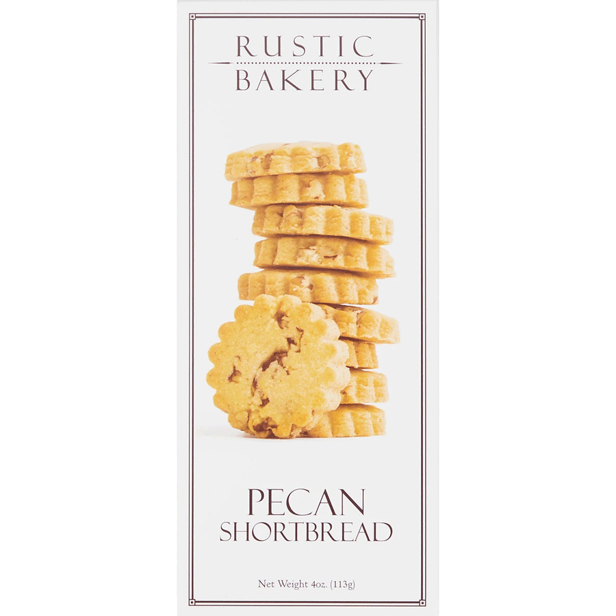 Package of Rustic Bakery Pecan Shortbread Cookies